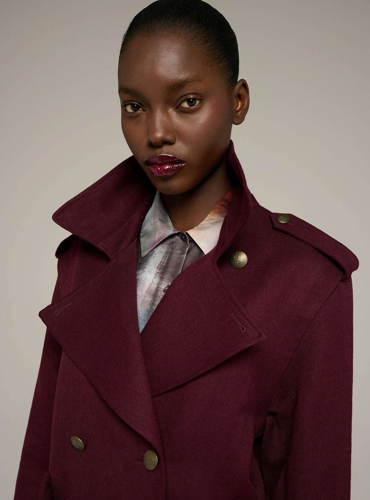 Cotélac Long-sleeve safari jacket