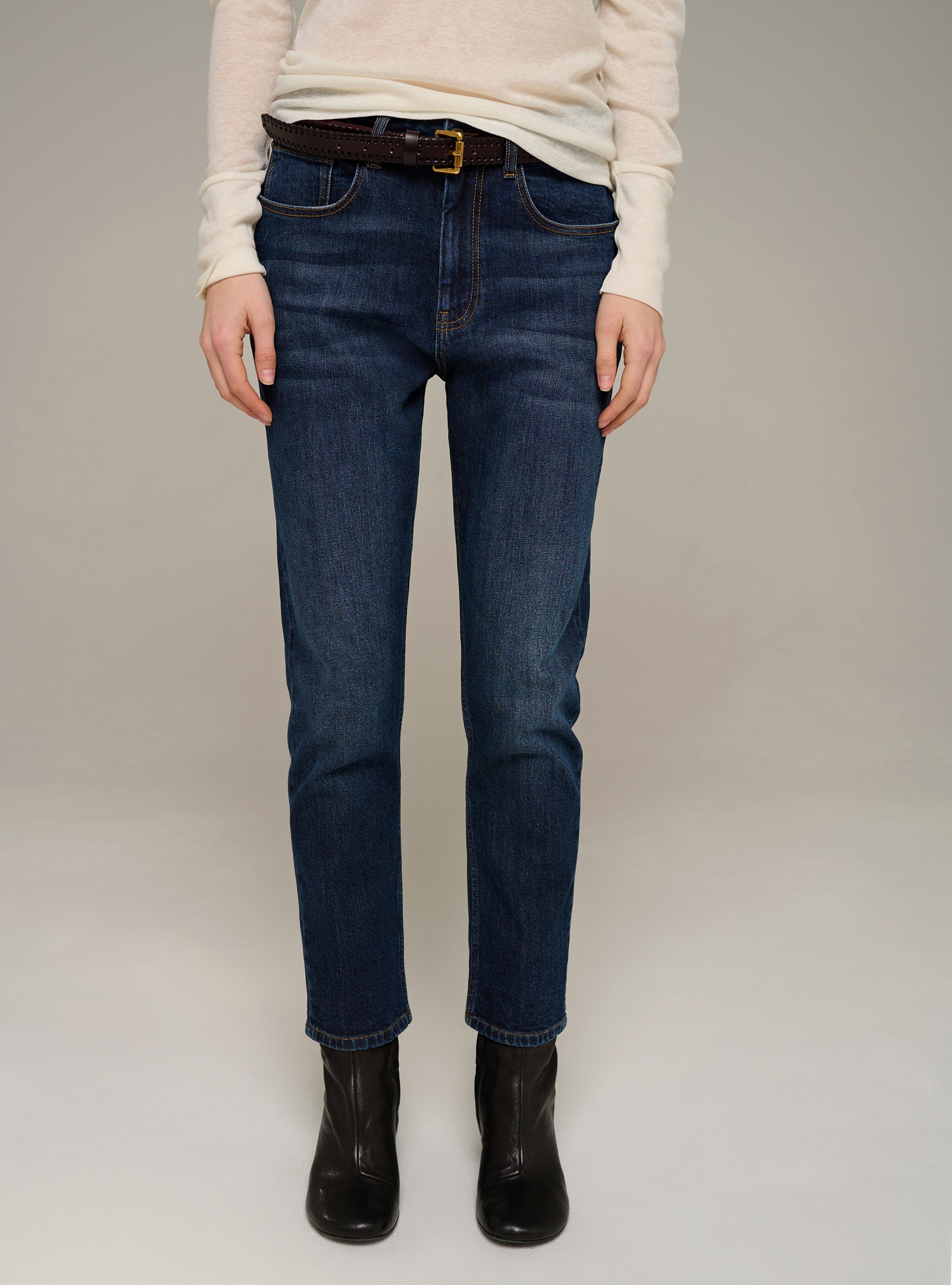 Cotélac Raw straight-leg jeans