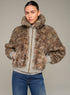Cotélac Printed oversized long-sleeve bomber jacket