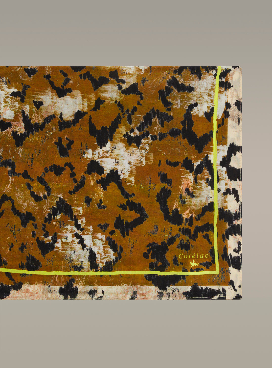 Printed silk scarf