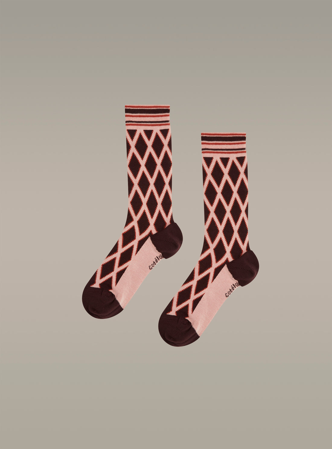 Red plaid socks