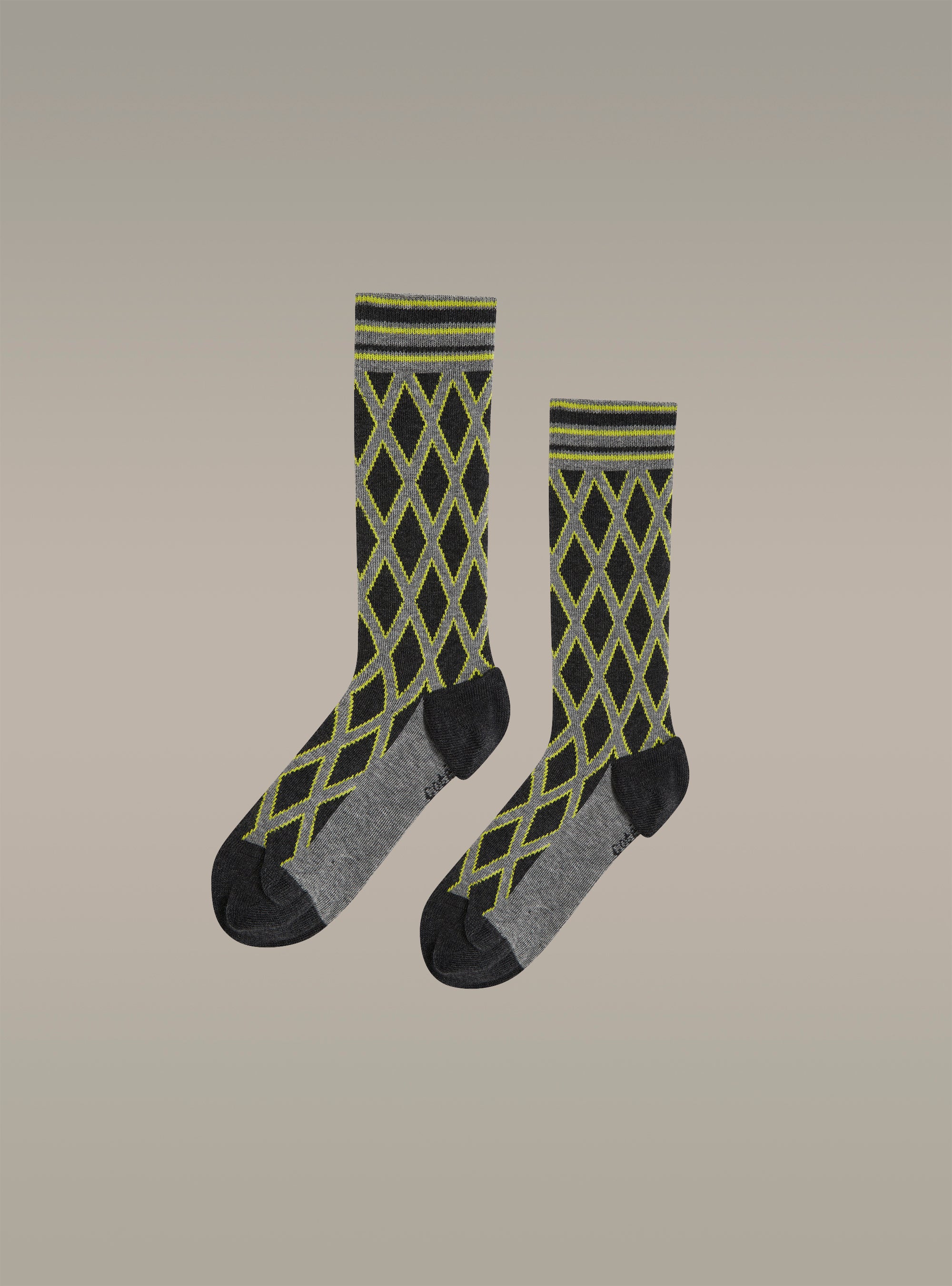 Green plaid socks