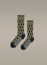 Green plaid socks