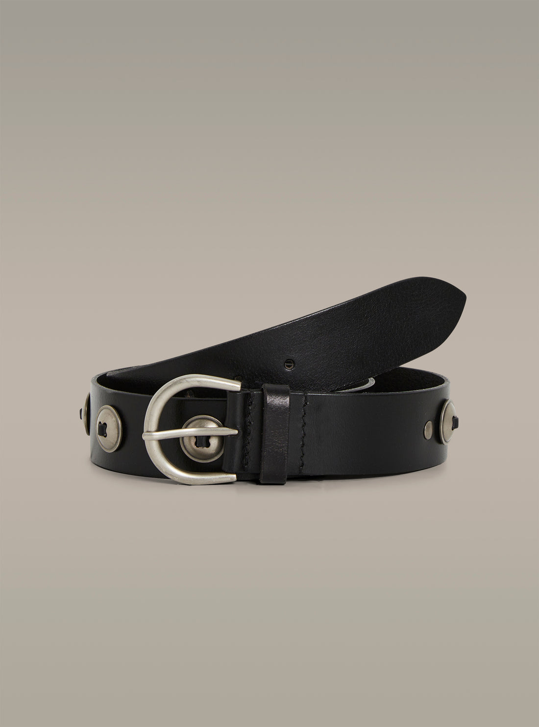 Leather belt