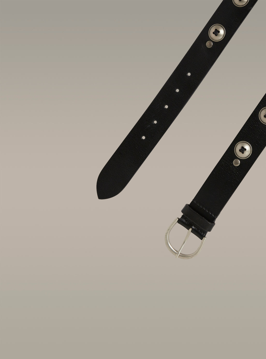 Leather belt